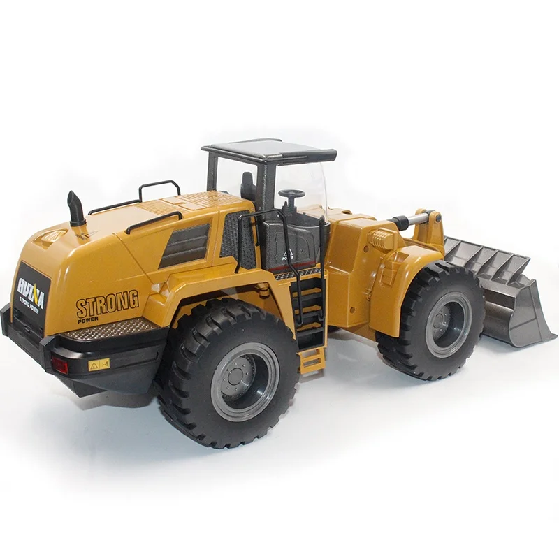 1/14 HuiNa 1583 (583) Alloy Metal  RC Bulldozer 10 Channel wheel loader construction model truck