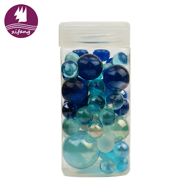 
Wholesale Round Transparent Multi Color Glass Ball Large Glass Marbles For Sale 