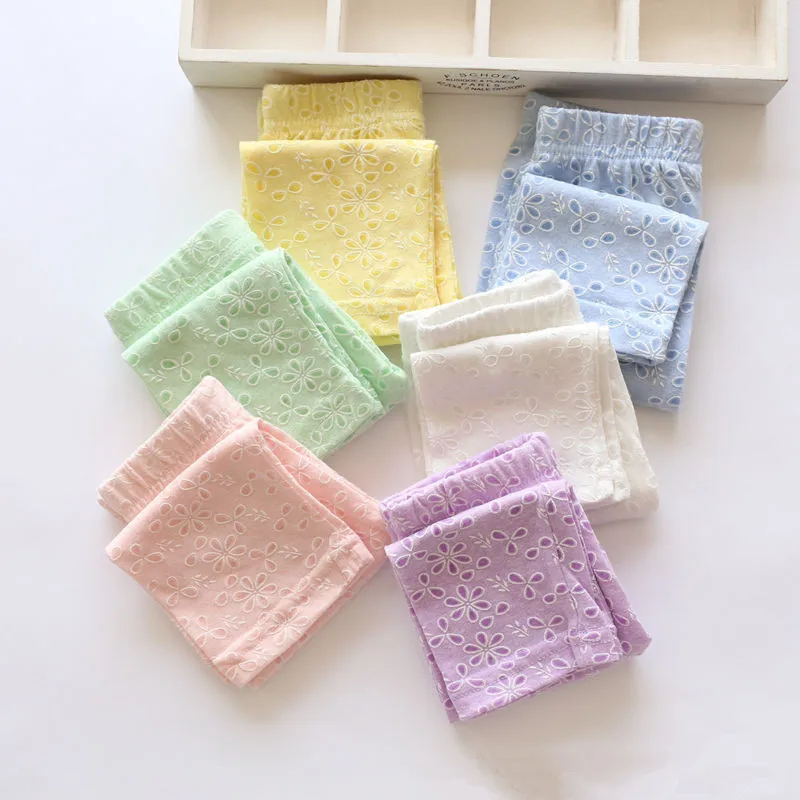 
F10115A 2016 summer season korean style candy colorful leggings for baby 