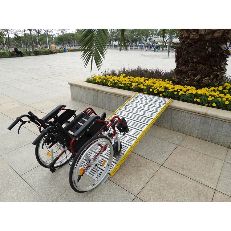 2020 Best Sellers portable wheelchair for home motorcycle aluminum ramp