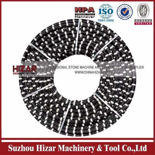 11.5mm diamond wire used for cutting granite/Diamond Rope Saw / wire rope cutter
