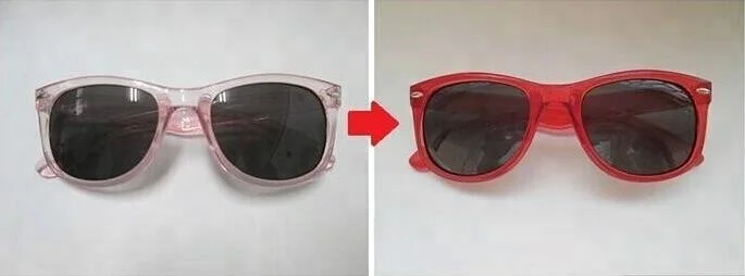 Color Changing Plastic Sunglasses 2018 Sunshine Vision Promotional Frame Change Color Sunglasses