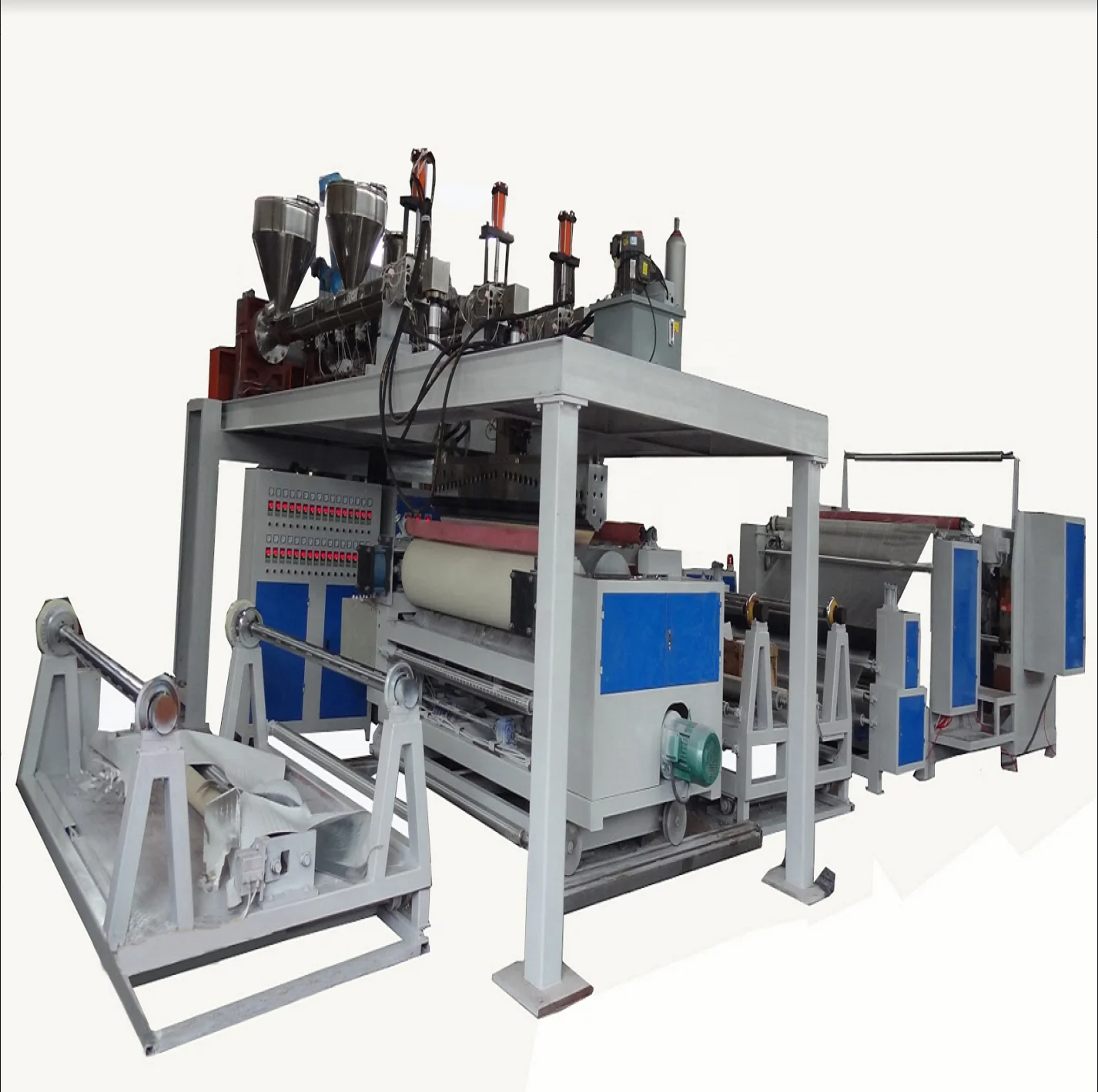 Paper/Aluminium foil/nonwoven/ paper extrusion coating laminating machine 1m-3m