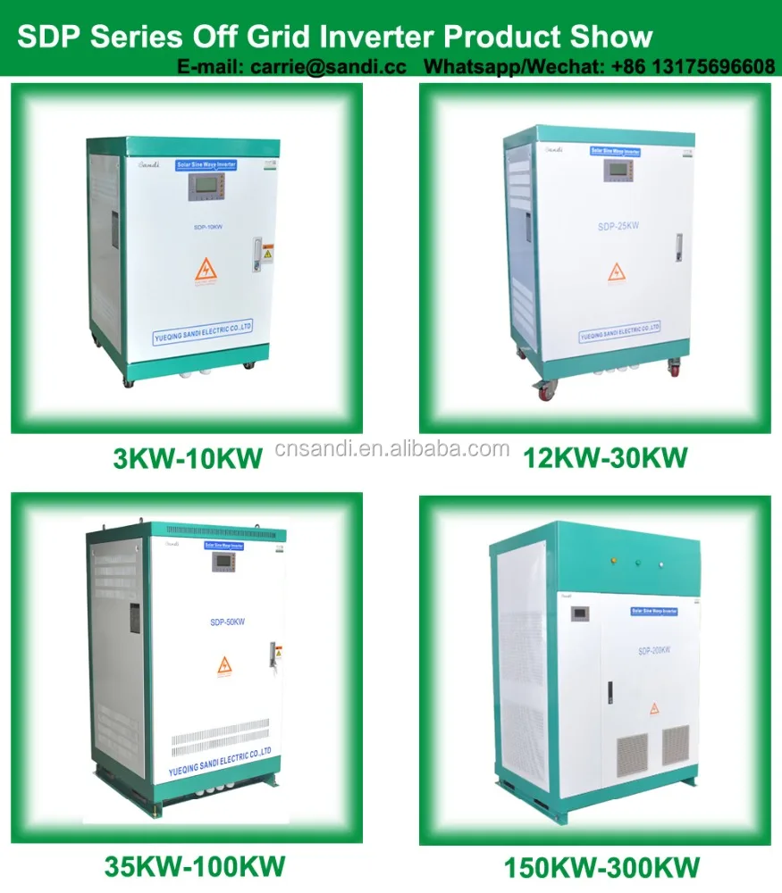 5kw 10kw 12kw 3 phase pure sine wave hybrid solar inverter
