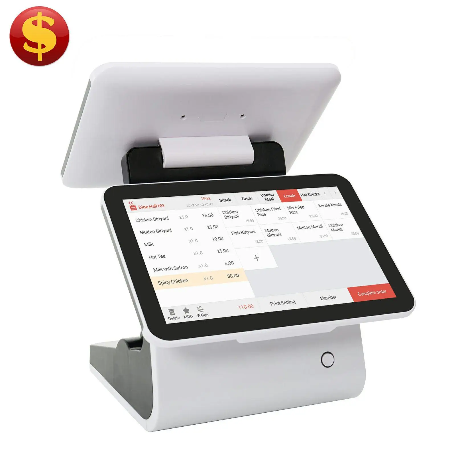 On selling fiscal cash register pos with free sdk