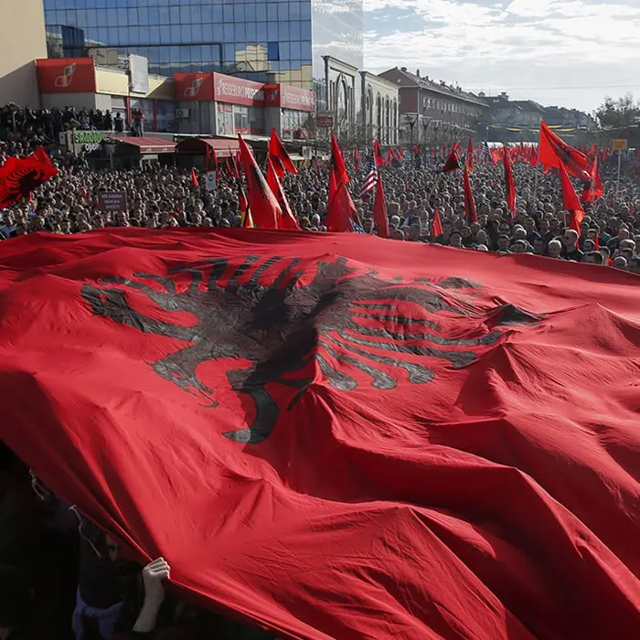 High Quality Custom Knitted Polyester USA Decorative Giant Flags