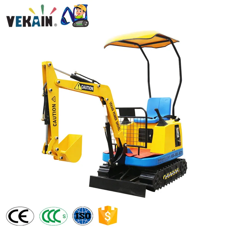Kids ride on excavator,Amusement park mini kids electric excavator for sale