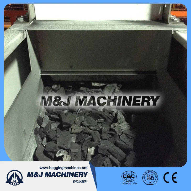 10kg 50 kg lump wood charcoal packing machine