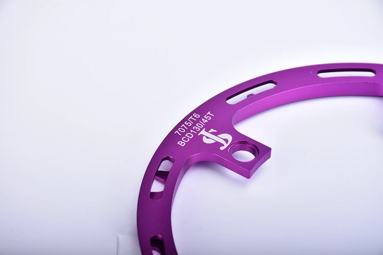 CNC 130 BCD foldable bicycle Chain ring 3 colors For DAHON BYA 412 Folding Bike Crankset 45 / 47 T Al 7075