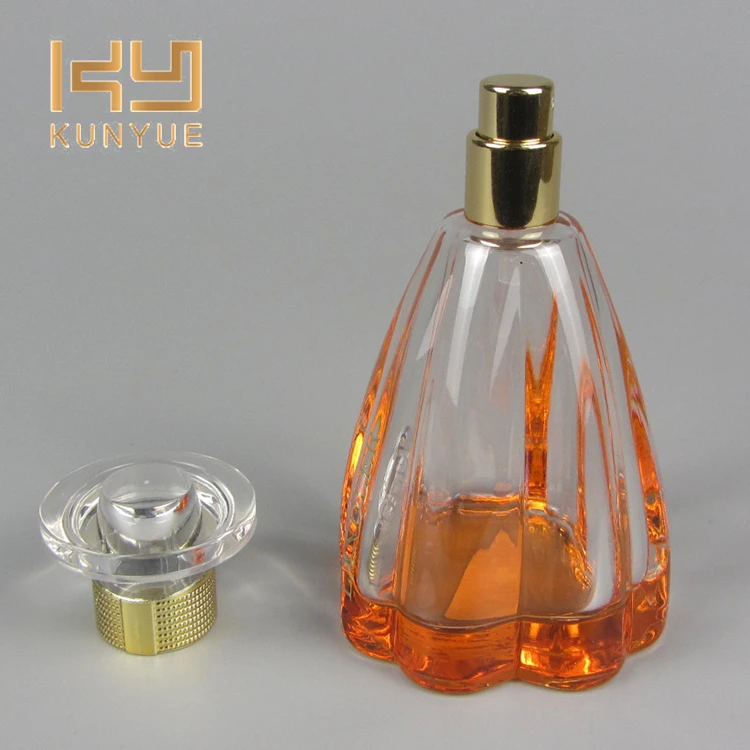 Essential Oil Bottle Transparent 100ml Cosmetic Glass Perfume Bottle with Matte Silver Screw Cap