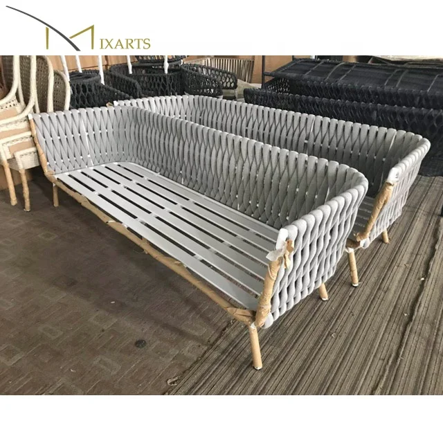 Mixarts Garden outdoor furniture rope sofa outdoor hotel furniture set