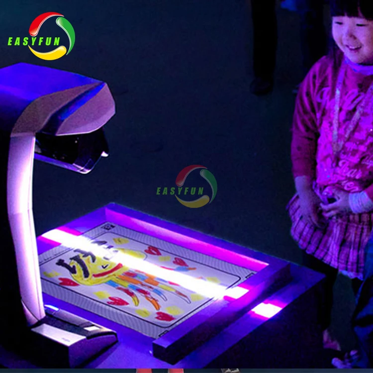 Professional 3d ar interactive projection painting wall graffiti Aquarium forest