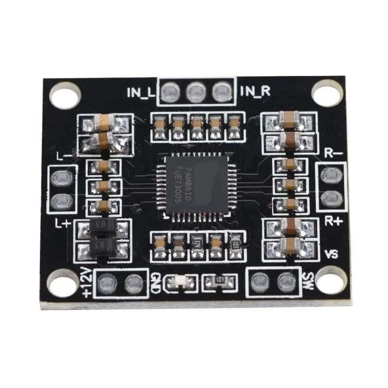 
Hot sell XH-M181 2x15W PAM8610 Digital Power Amplifier Board mini Dual Channel Stereo Amplifier Board Module 