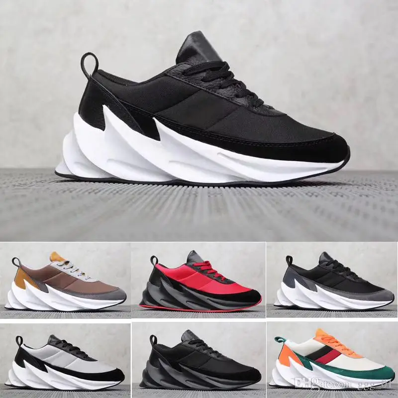 
China shoe factory 2019 Sharks Concept Tubular Shadow Knit Trainer Running Skeschers Sport Shoes Men 