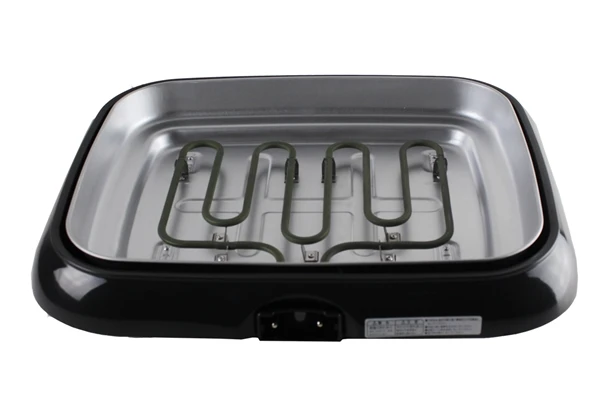 Electric double fry pan 2 changeable cooker pans