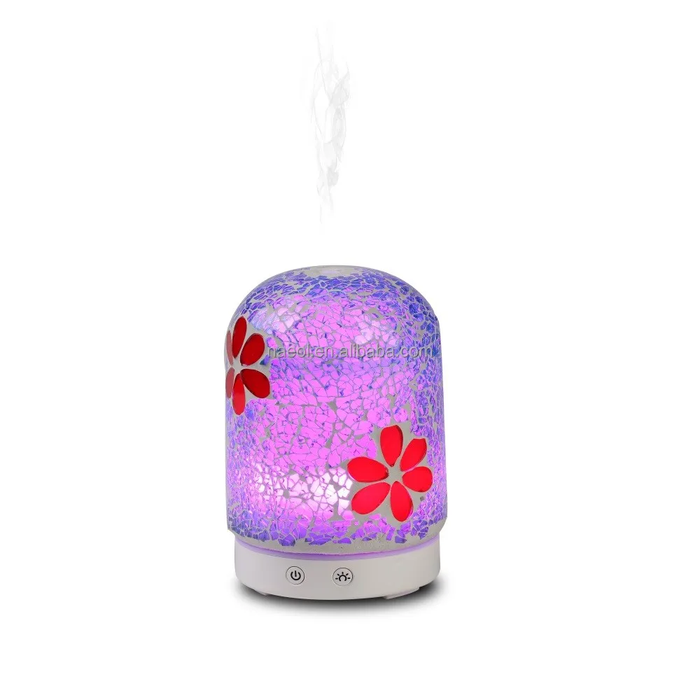 
Best ultrasonic aromatherapy 100ml mosaic glass aroma oils diffuser 