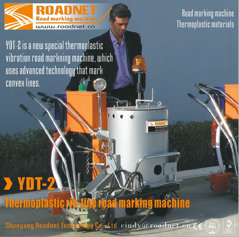 
Self-propelled thermoplastic vibration Road marking machine,decelebration convex line marking machine paint striper 