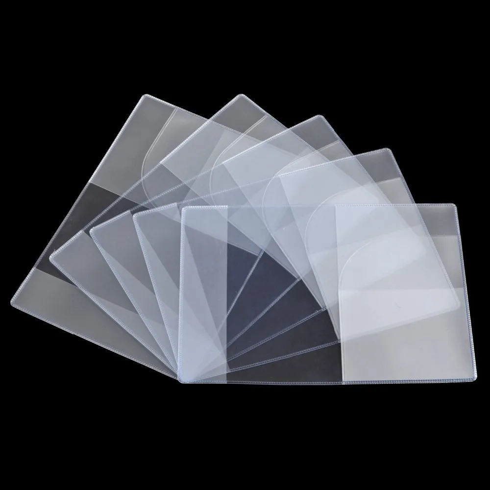 Custom composition book a4 clear pvc plastic protective cover