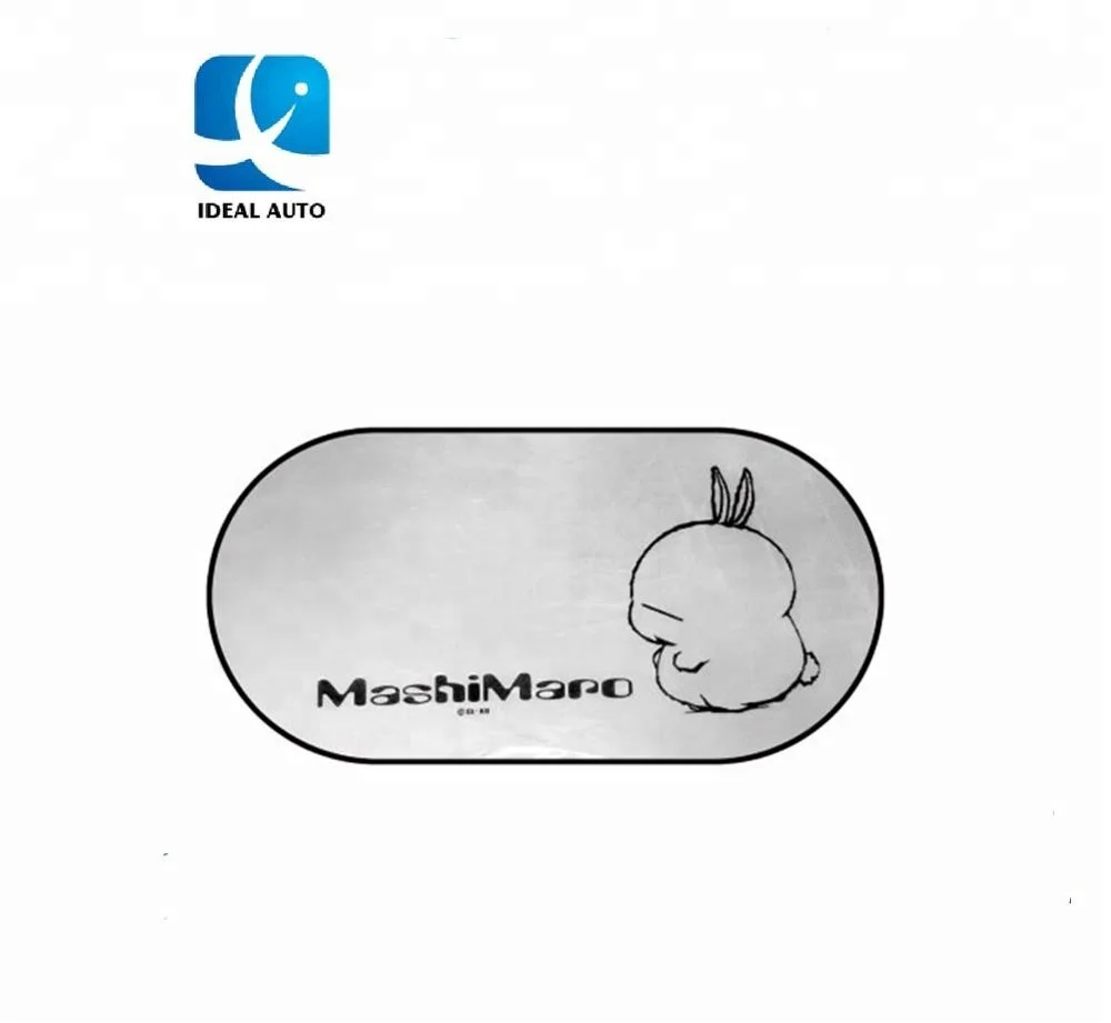 Customized logo printing nylon mesh rear car sun shade