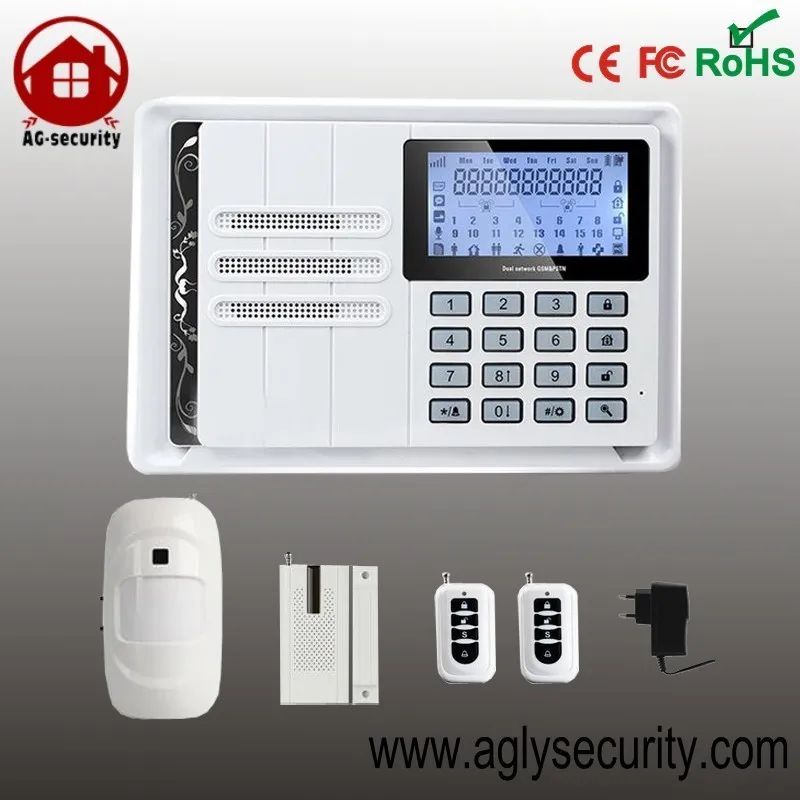 тфоп& gsm охранной сигнализации системы с функцию cid и беспроводной и проводной зоны