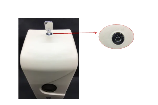 Food Factory ABS Plastic Wall Mounted No Touch Induction Liquid Soap Dispenser Bottle