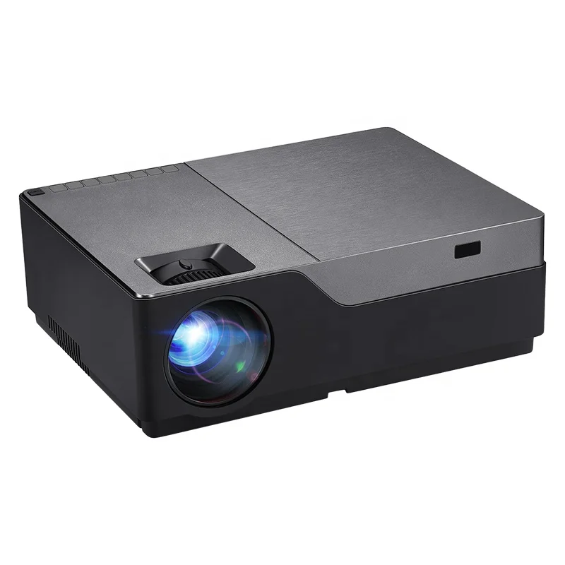 AUN Full HD Projector M18, 1920x1080P Resolution. 3D Beamer Home Theater, Video Game
