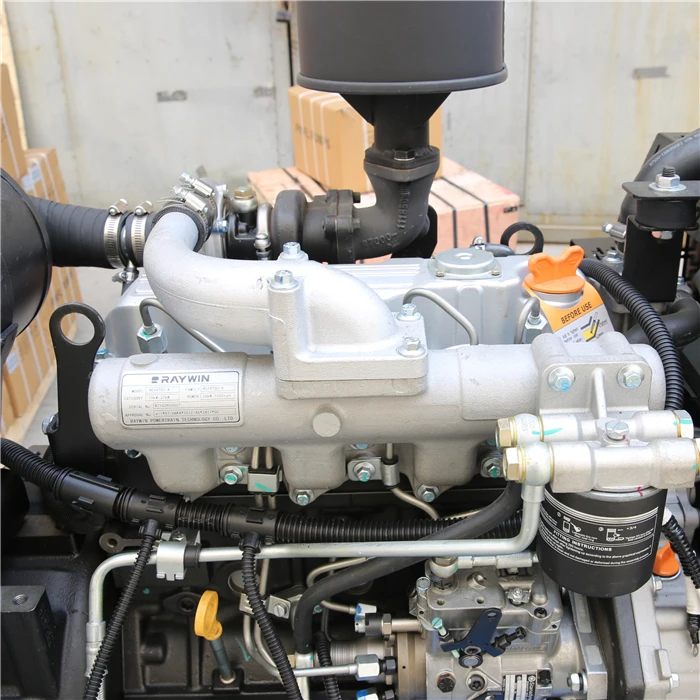 Diesel engine drive ultra high pressure cleaning machine