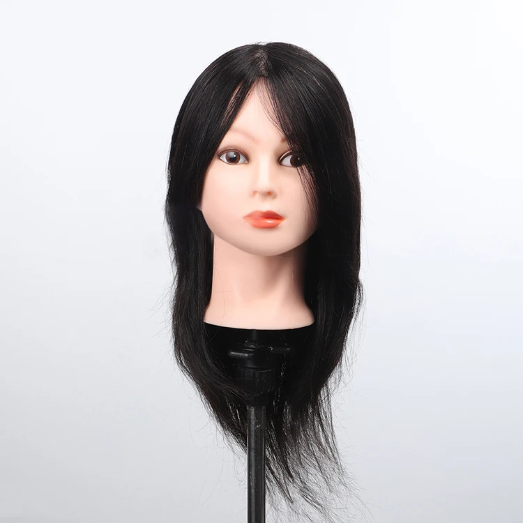 
training mannequin human hair remy hair 
