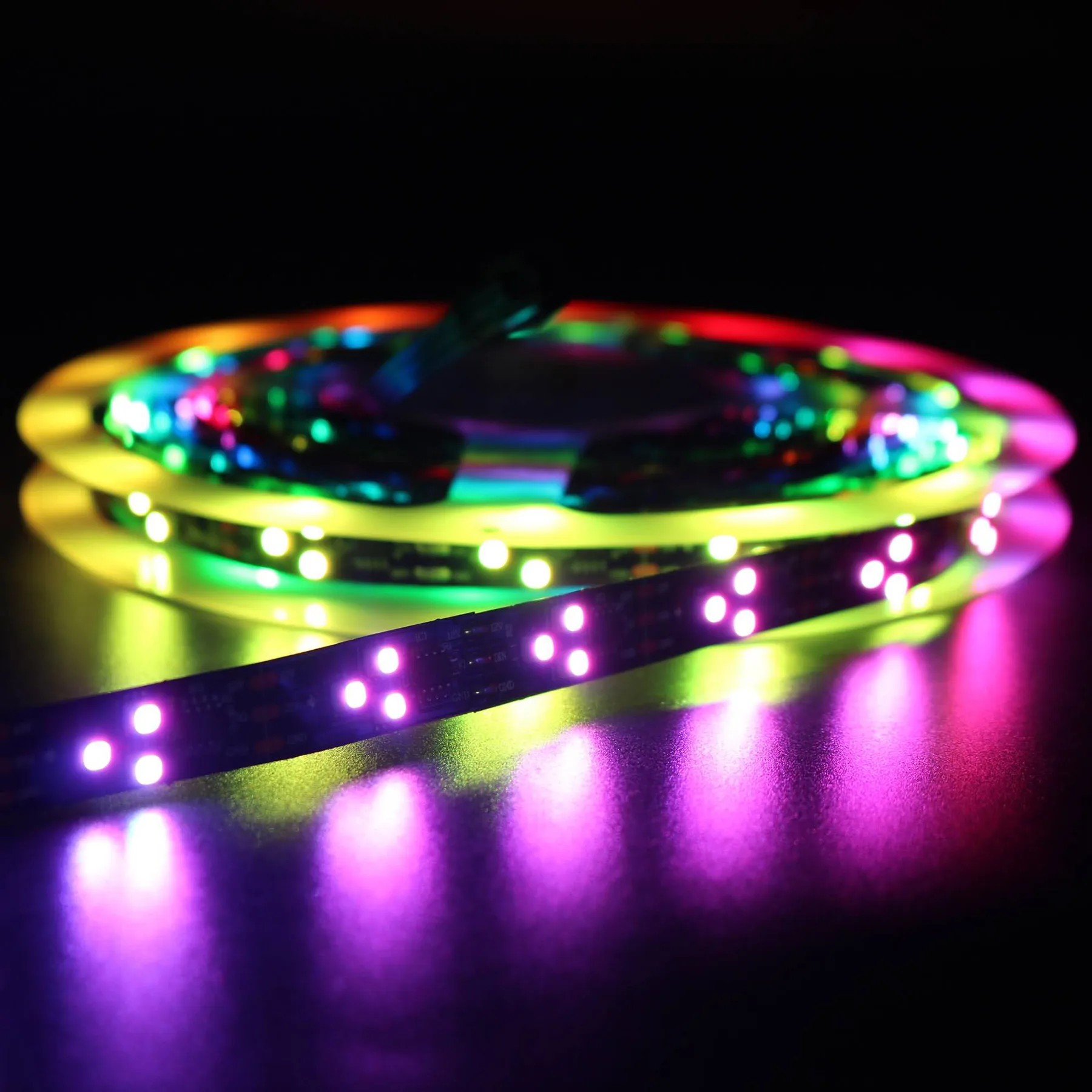 Programmable Digital Addressable LED Strips SM16703 12V 5050 90leds/m RGB Non-waterproof