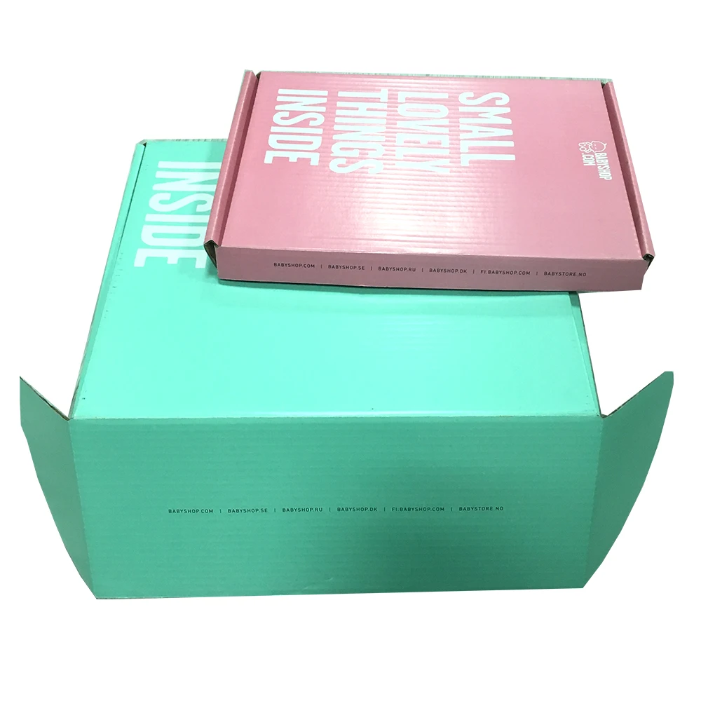 Изящная печатная Гофрированная коробка для работы, домашняя Упаковочная продукция