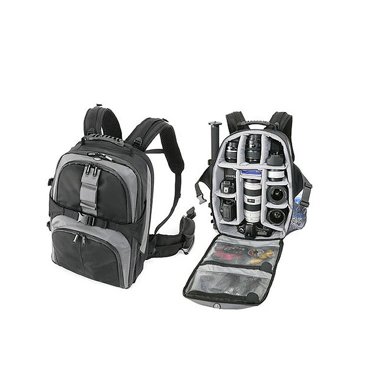 Прочный мягкий полиэстеровый рюкзак для фотокамеры для пеших прогулок