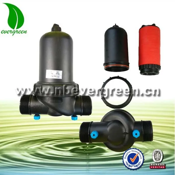 1.5inch T type irrigation Disc Filter 120 Mesh for drip irrigation