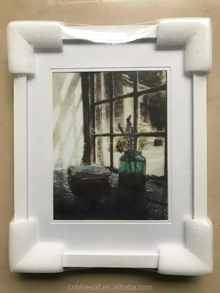 11x14in matt to 8x10, glass picture frames, 2x3cm insert mounted frame, white family photo frame