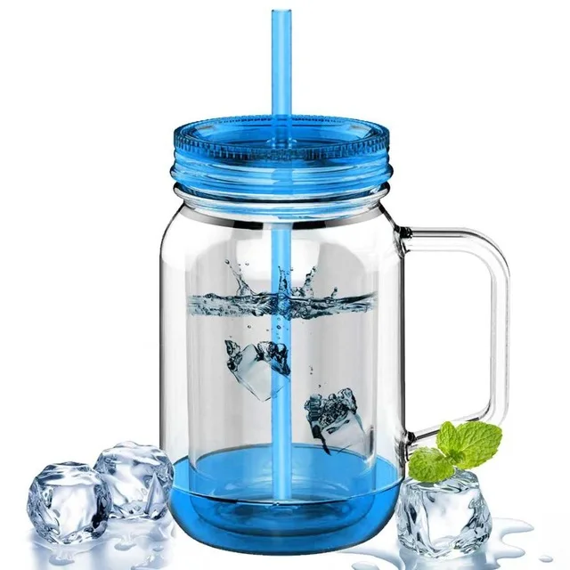 
Good Quality china product 16OZ Drinking plastic mason jars wholesale 