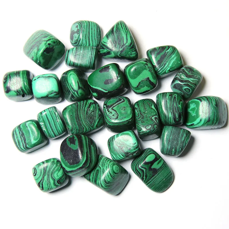 Wholesale  Synthetic Malachite Crystal Tumbled Stone for Healing