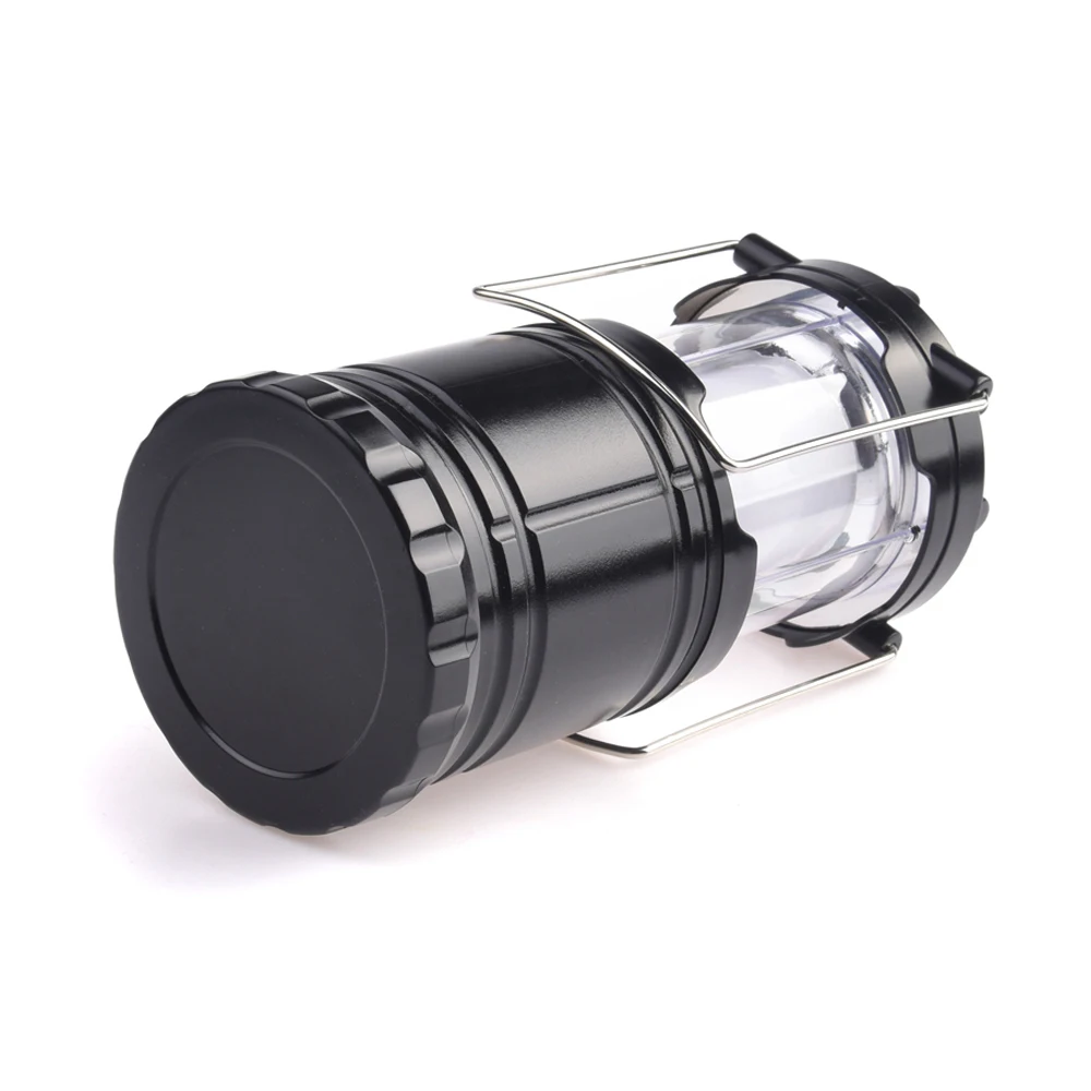 Get Free Sample Outdoor Emergency ABS 3*AA Battery 6 Led Folding Portable Camping Lantern Lamp