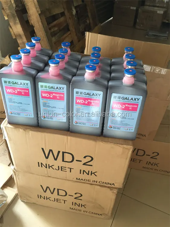 original galaxy wd-1/wd-2 water based ink for epson dx5 head