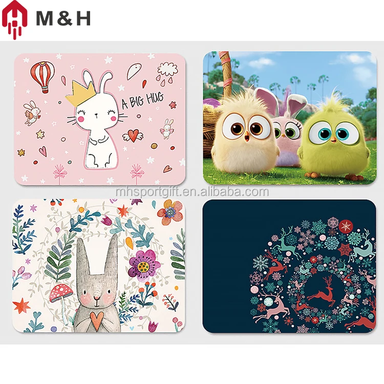 Factory blank rubber mouse pad sublimation any size