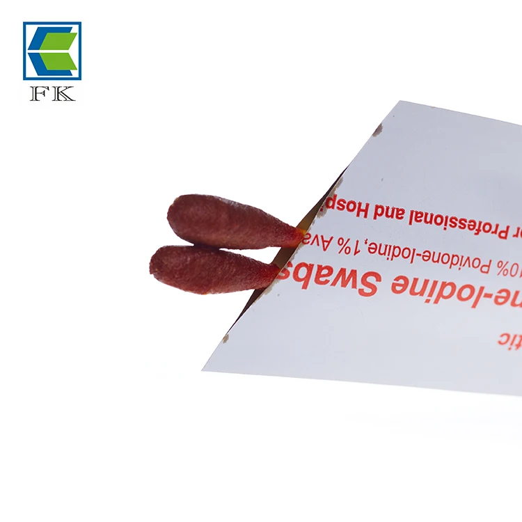 Customized medical disposable 10% Povidone-iodine antiseptic swabstick