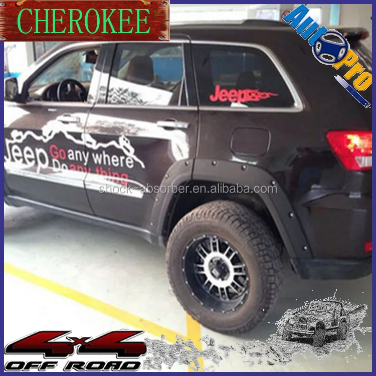 
Quality ABS Offroad 4wd Auto Parts Wide Fender Flares For Jeep Cherokee XJ 