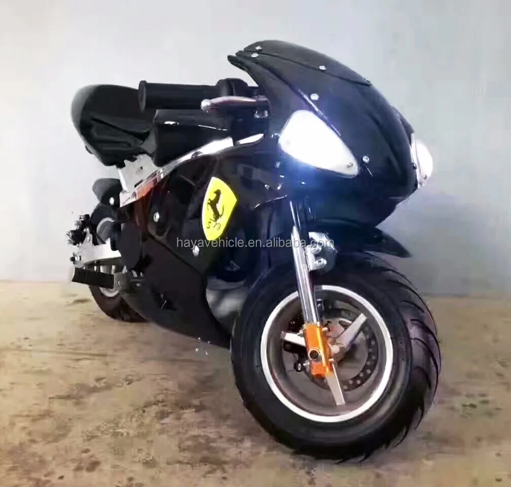 50cc мини гоночный мотоцикл со светодиодной