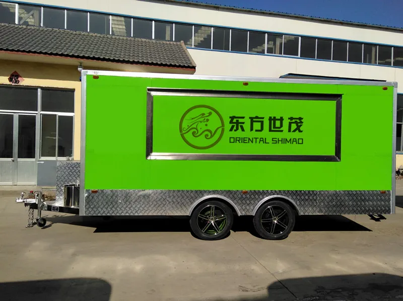 Низкая цена торговые автофургоны трейлер для пищевых продуктов мобильный кухонный