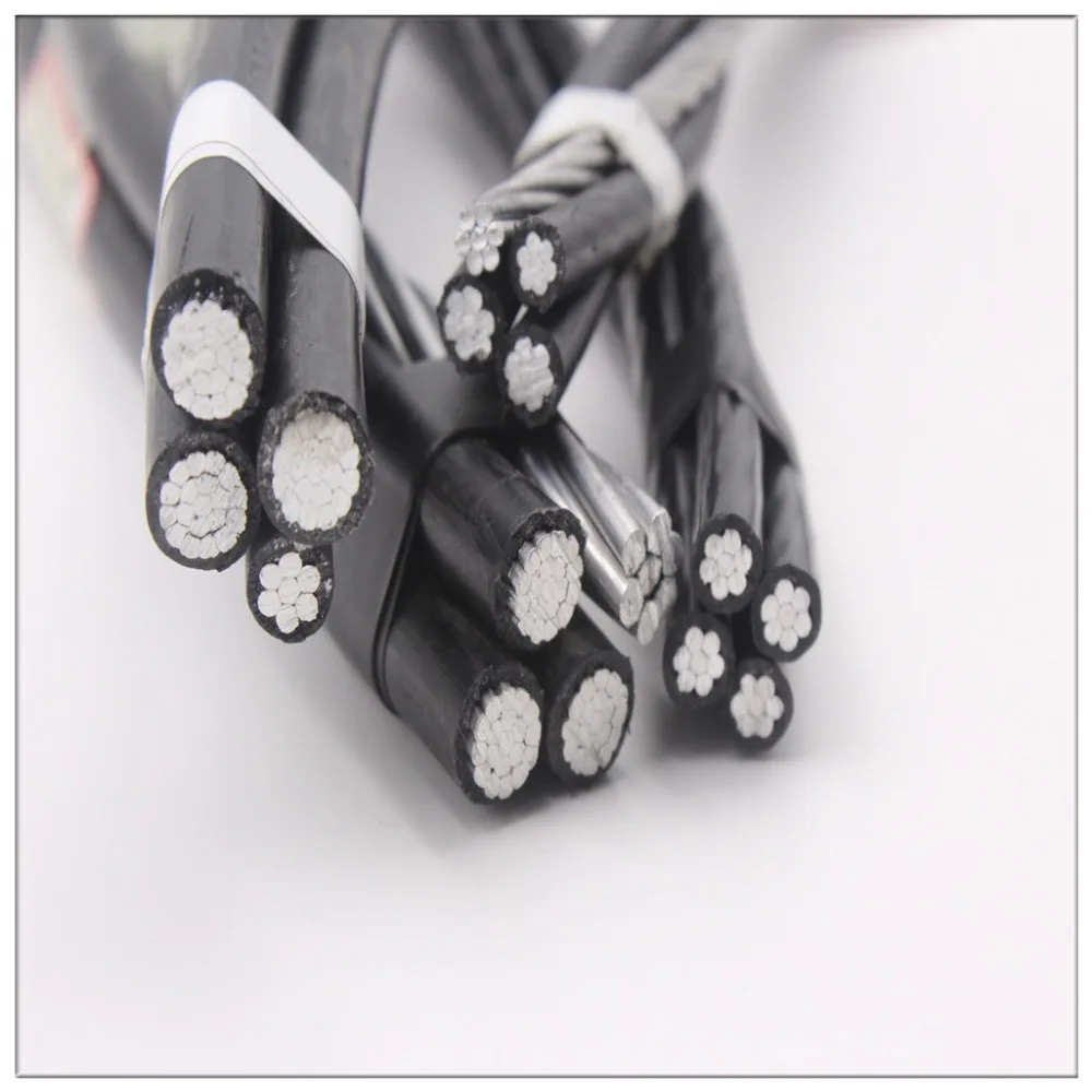 Power transmission abc cable overhead aluminum cable price per meter