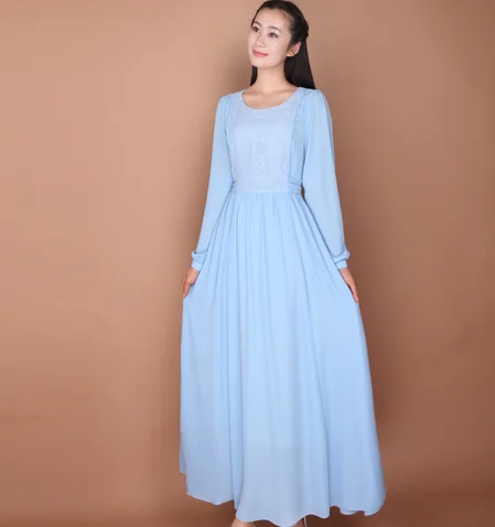 
Beautiful Islamic Dress Muslimah Clothes Islamic turkey style moroccan kaftan abaya Middle East Ethnic Region Muslim long dress 