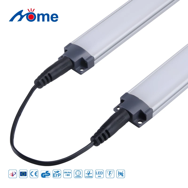 Алюминиевый корпус лампы 12 вольт под шкаф кухонный сенсорный датчик светодиодные полосы