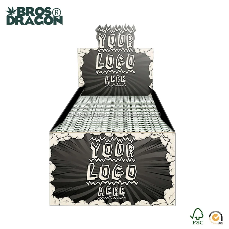 
rolling paper smoking custom your own arabic gum king size pure hemp paper 