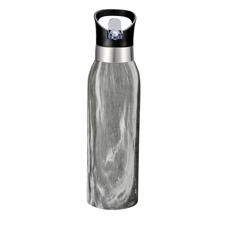 alkaline water bottle stainless steel smart vacuum bottle draw and label A vacuum flask water bottle