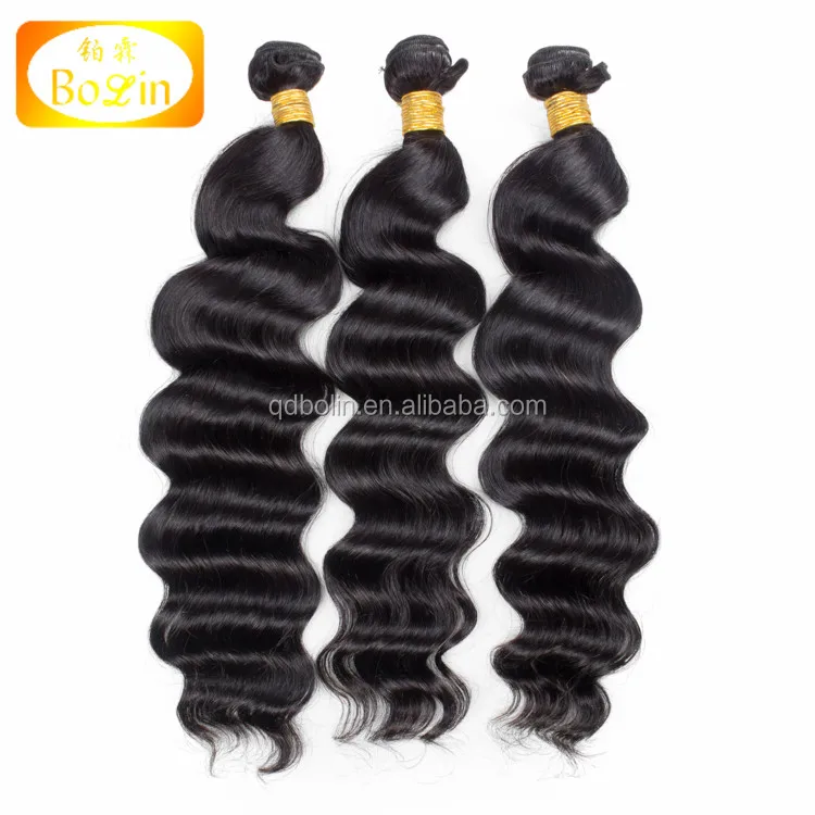 Brazilian Hair loose deep wave virgin human hair  Bundles with 13x4 Lace Frontal Closure Remy Human Hair 3 Bundles With Frontal