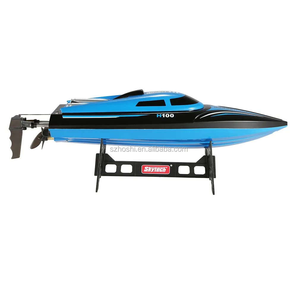 Latest kids toy gift Skytech H100 Waterproof RC Boat 2.4GHz 4 Channel 30km/H High Speed Racing 180 Degree remote control boat