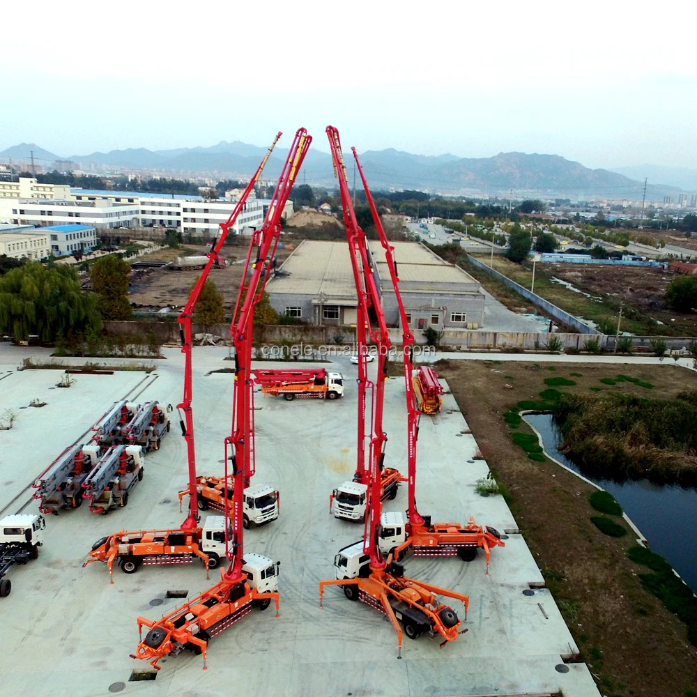 
27m Concrete Boom Pump Truck Series with Dongfeng Shenyu Chassis from China 